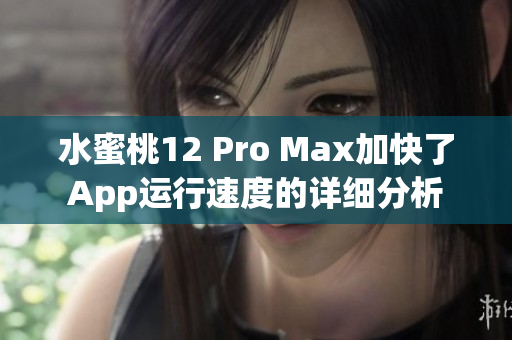 水蜜桃12 Pro Max加快了App运行速度的详细分析