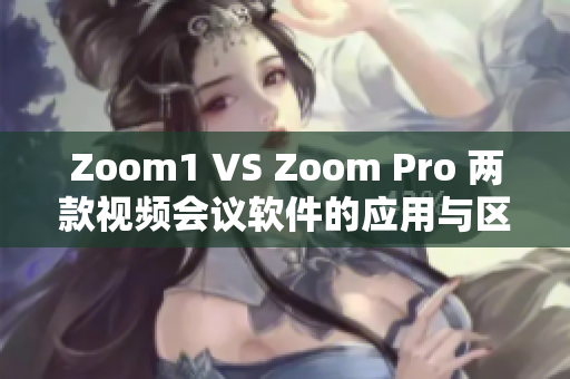 Zoom1 VS Zoom Pro 两款视频会议软件的应用与区别