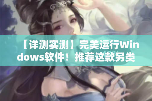 【详测实测】完美运行Windows软件！推荐这款另类极品VPS