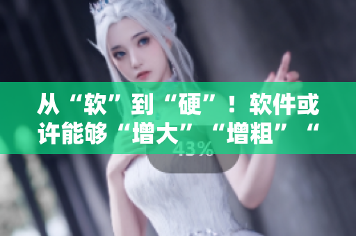 从“软”到“硬”！软件或许能够“增大”“增粗”“增长”
