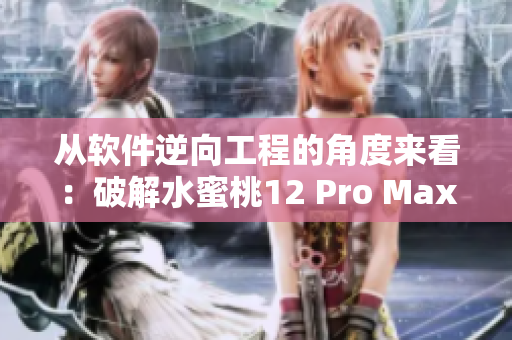 从软件逆向工程的角度来看：破解水蜜桃12 Pro Max的限制