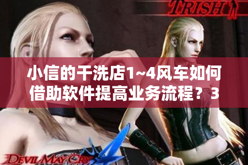 小信的干洗店1~4风车如何借助软件提高业务流程？35