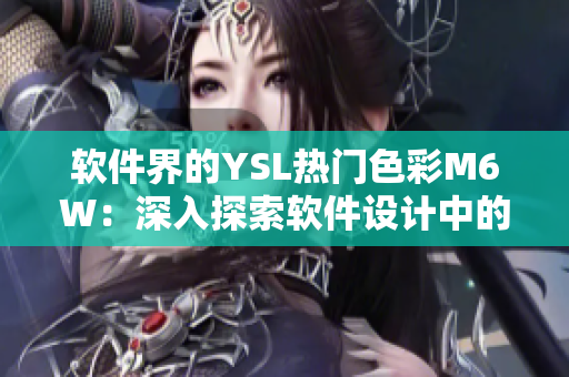 软件界的YSL热门色彩M6W：深入探索软件设计中的优雅美感