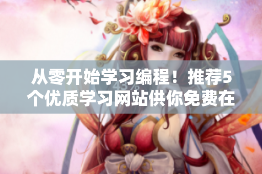从零开始学习编程！推荐5个优质学习网站供你免费在线学习软件编程技能