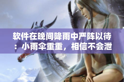 软件在晚间降雨中严阵以待：小雨伞重重，相信不会泄漏一滴数据！