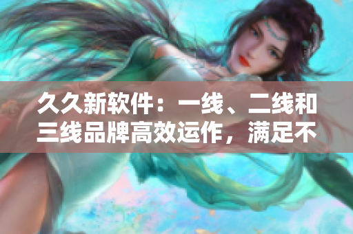 久久新软件：一线、二线和三线品牌高效运作，满足不同用户需求
