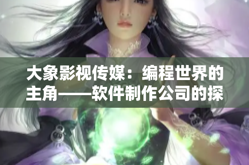 大象影视传媒：编程世界的主角——软件制作公司的探索与创新