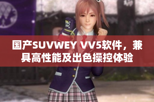 国产SUVWEY VV5软件，兼具高性能及出色操控体验