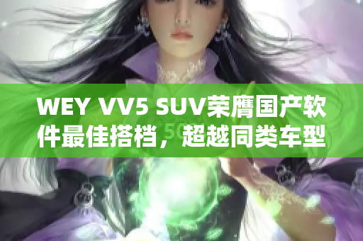 WEY VV5 SUV荣膺国产软件最佳搭档，超越同类车型！