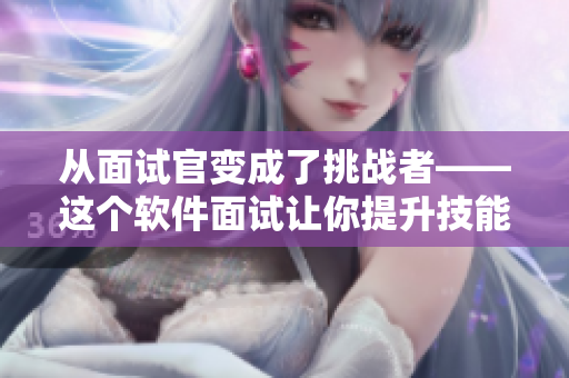 从面试官变成了挑战者——这个软件面试让你提升技能