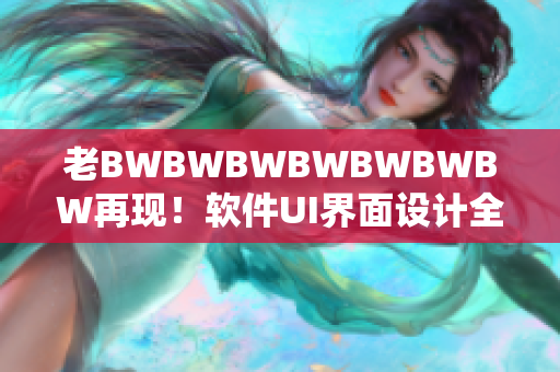 老BWBWBWBWBWBWBW再现！软件UI界面设计全攻略