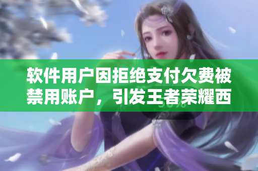 软件用户因拒绝支付欠费被禁用账户，引发王者荣耀西施欠债风波