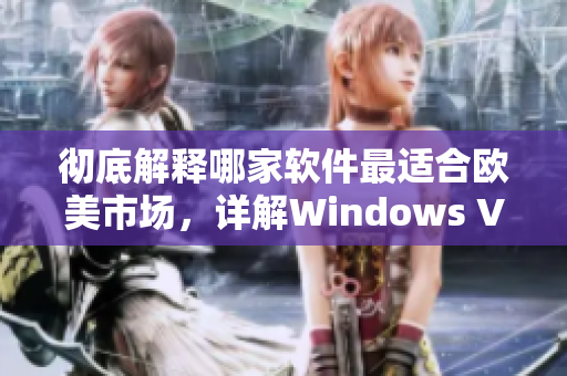 彻底解释哪家软件最适合欧美市场，详解Windows VPS。
