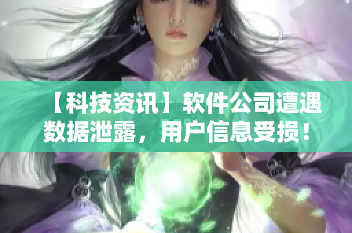 【科技资讯】软件公司遭遇数据泄露，用户信息受损！