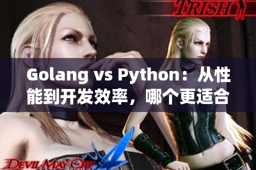 Golang vs Python：从性能到开发效率，哪个更适合软件开发？