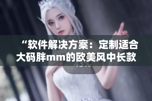 “软件解决方案：定制适合大码胖mm的欧美风中长款连衣裙”