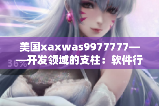 美国xaxwas9977777——开发领域的支柱：软件行业展望与趋势