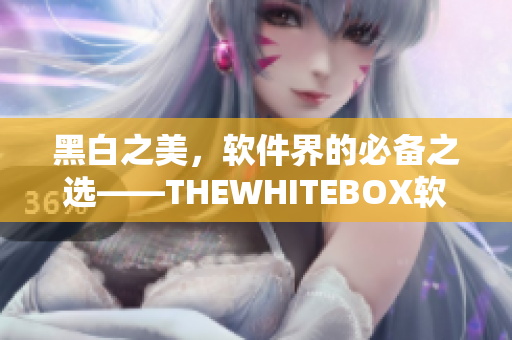 黑白之美，软件界的必备之选——THEWHITEBOX软件精选