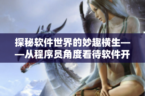 探秘软件世界的妙趣横生——从程序员角度看待软件开发