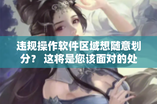 违规操作软件区域想随意划分？ 这将是您该面对的处罚方式！