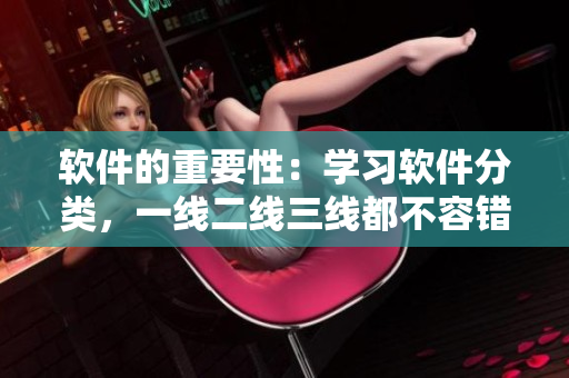 软件的重要性：学习软件分类，一线二线三线都不容错过！