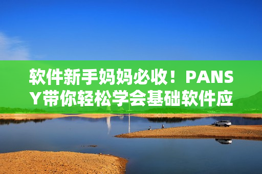 软件新手妈妈必收！PANSY带你轻松学会基础软件应用！