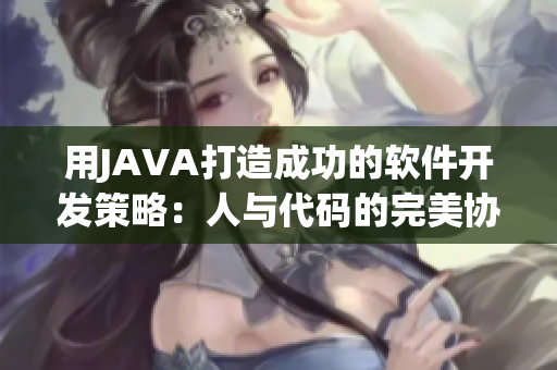 用JAVA打造成功的软件开发策略：人与代码的完美协作