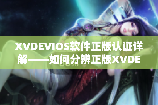 XVDEVIOS软件正版认证详解——如何分辨正版XVDEVIOS