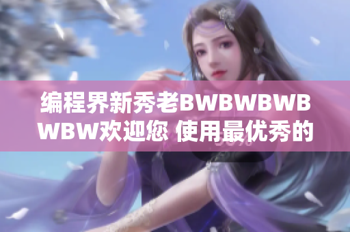 编程界新秀老BWBWBWBWBW欢迎您 使用最优秀的软件来提高工作效率