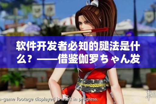 软件开发者必知的腿法是什么？——借鉴伽罗ちゃん发掘提升开发效率的秘诀