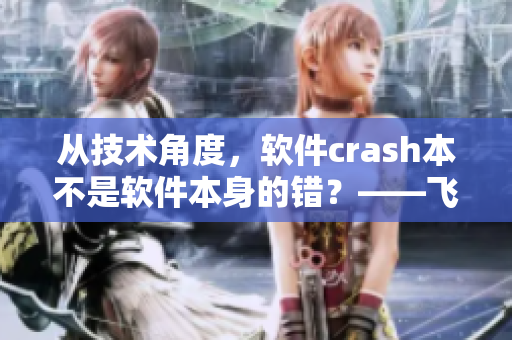 从技术角度，软件crash本不是软件本身的错？——飞翔你的代码