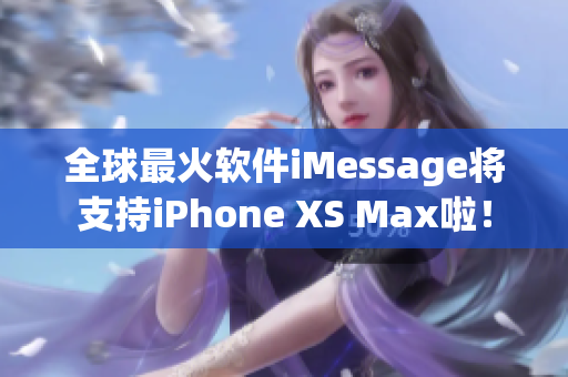 全球最火软件iMessage将支持iPhone XS Max啦！