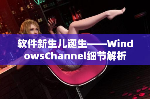 软件新生儿诞生——WindowsChannel细节解析