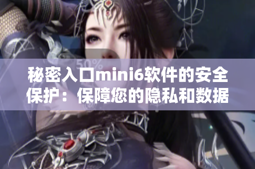 秘密入口mini6软件的安全保护：保障您的隐私和数据安全