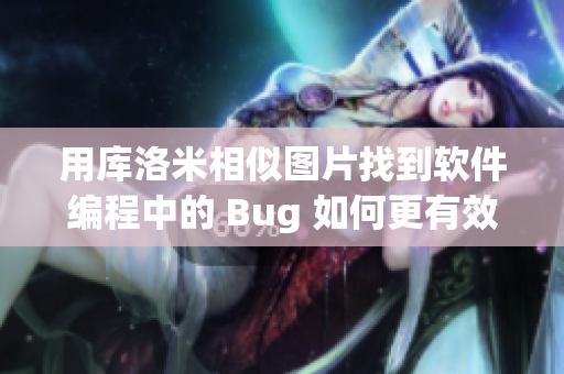 用库洛米相似图片找到软件编程中的 Bug 如何更有效地调试程序？