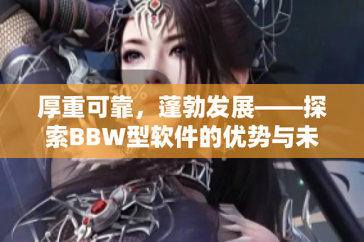 厚重可靠，蓬勃发展——探索BBW型软件的优势与未来