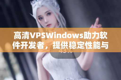 高清VPSWindows助力软件开发者，提供稳定性能与优质服务