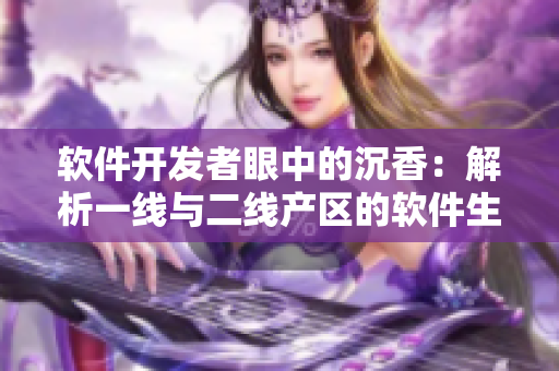 软件开发者眼中的沉香：解析一线与二线产区的软件生态