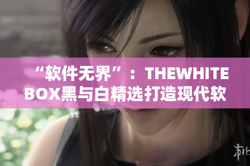 “软件无界”：THEWHITEBOX黑与白精选打造现代软件风向标