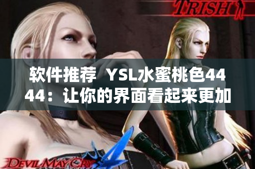 软件推荐  YSL水蜜桃色4444：让你的界面看起来更加优美