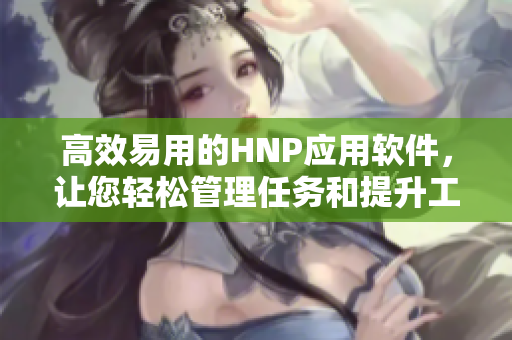 高效易用的HNP应用软件，让您轻松管理任务和提升工作效率